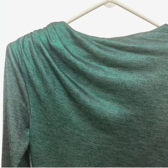 NWT Lovers + Friends Metallic Green Ruched Mini Dress M Revolve Party Sexy - Picture 10 of 15